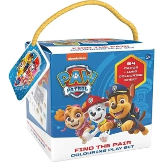 TLAPKOVÁ PATROLA - PEXESO NA CESTY S OMALOVÁNKAMI