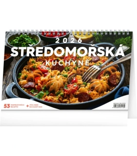 KALENDÁŘ 2026 STOLNÍ: STŘEDOMOŘSKÁ KUCHYNĚ