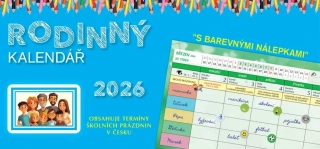 KALENDÁŘ 2026 RODINNÝ, STOLNÍ