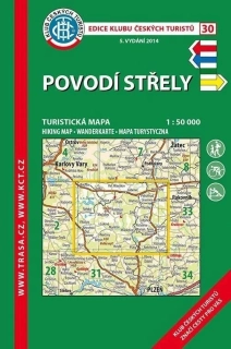 KČT 30 POVODÍ STŘELY 1:50 000 TURISTICKÁ