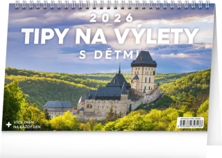 KALENDÁŘ 2026 STOLNÍ: TIPY NA VÝLETY S DĚTMI