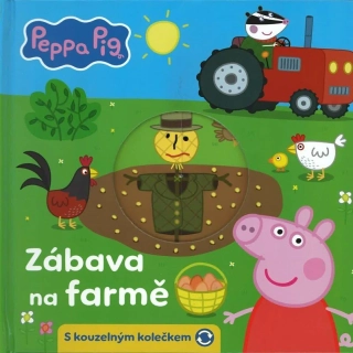PEPPA PIG - ZÁBAVA NA FARMĚ   S KOUZELNÝM KOLEČKEM