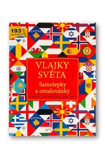 VLAJKY SVĚTA - SAMOLEPKY A OMALOVÁNKY