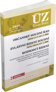 ÚZ 1646 OBČANSKÝ SOUDNÍ ŘÁD     ZMĚNY OD 1.1.2026