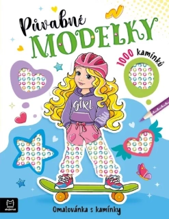 PŮVABNÉ MODELKY - OMALOVÁNKA S KAMÍNKY