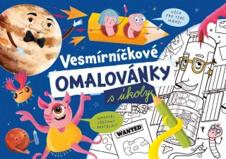 VESMÍRNÍČKOVÉ OMALOVÁNKY