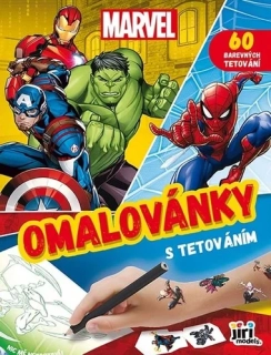 MARVEL - OMALOVÁNKY S TETOVÁNÍM