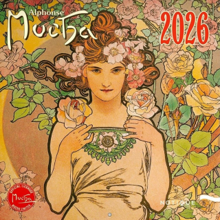 KALENDÁŘ 2026 POZN: ALFONS MUCHA