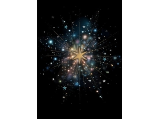PŘÁNÍ M186 GOLD STARBURST