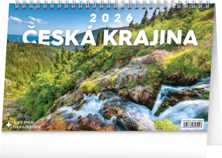 KALENDÁŘ 2026 STOLNÍ: ČESKÁ KRAJINA