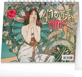 KALENDÁŘ 2026 STOLNÍ: ALFONS MUCHA