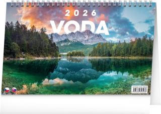 KALENDÁŘ 2026 STOLNÍ: VODA