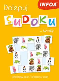 DOLEPUJ SUDOKU + AKTIVITY - ORANŽOVÝ SEŠIT