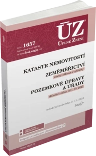 ÚZ 1657 KATASTR NEMOVITOSTÍ, ZEMĚMĚŘICTVÍ, POZEMKOVÉ ÚPRAVY A ÚŘADY