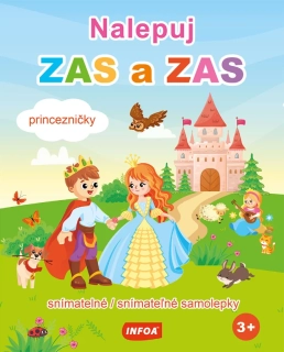 NALEPUJ ZAS A ZAS PRINCEZNIČKY - SNÍMATELNÉ