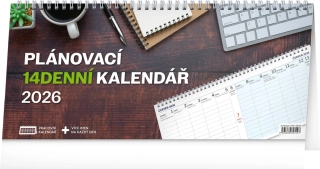 KALENDÁŘ 2026 STOLNÍ: PRACOVNÍ/14DENNÍ
