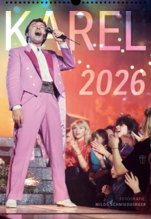 KALENDÁŘ 2026 KAREL GOTT, NÁSTĚNNÝ