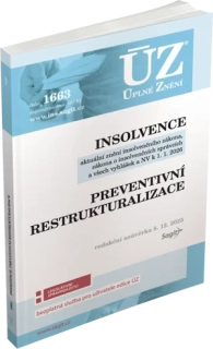 ÚZ 1663 INSOLVENCE, PREVENTIVNÍ RESTRUKTURALIZACE