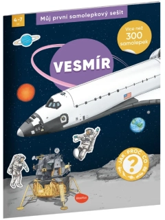 MŮJ PRVNÍ SAMOLEPKOVÝ SEŠIT VESMÍR