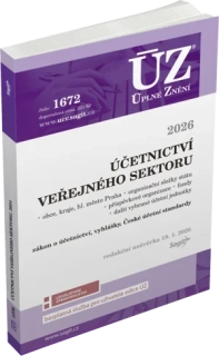 ÚZ 1672 ÚČETNICTVÍ VEŘEJNÉHO SEKTORU RED. UZ. 19. 1. 2026
