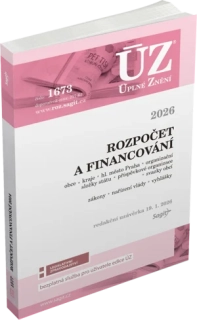 ÚZ 1673 ROZPOČET A FINANCOVÁNÍ RED. UZ. 19. 1. 2026