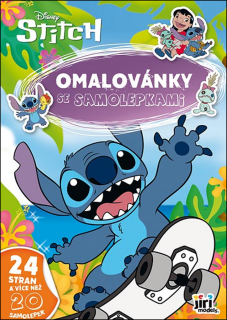 LILO & STITCH - OMALOVÁNKY A4 SE SAMOLEPKAMI