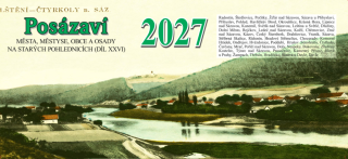 POSÁZAVÍ NA STARÝCH POHLEDNICÍCH 2027 STOLNÍ KALENDÁŘ