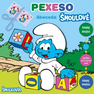 ŠMOULÍ ABECEDA - PEXESO S MAXI KARTIČKAM