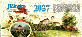 JIČÍNSKO NA STARÝCH POHLEDNICÍCH 2027 STOLNÍ KALENDÁŘ