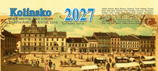 KOLÍNSKO NA STARÝCH POHLEDNICÍCH 2027 STOLNÍ KALENDÁŘ