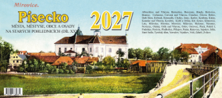 PÍSECKO NA STARÝCH POHLEDNICÍCH 2027 STOLNÍ KALENDÁŘ