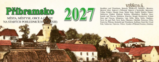 PŘÍBRAMSKO NA STARÝCH POHLEDNICÍCH 2027 STOLNÍ KALENDÁŘ