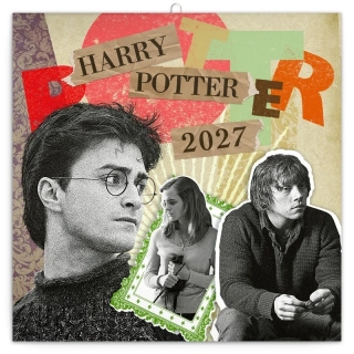 KALENDÁŘ 2027 POZN: HARRY POTTER, 30 X 30 CM