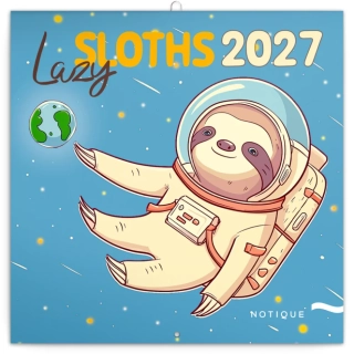 KALENDÁŘ 2027 POZN: POHODOVÍ LENOCHODI, 30 X 30