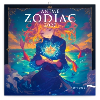 KALENDÁŘ 2027 POZN: ANIME ZODIAC, 30 X 30 CM
