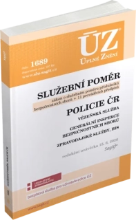 ÚZ 1689 SLUŽEBNÍ POMĚR, POLICIE ČR RED. UZ. 15. 6. 2026