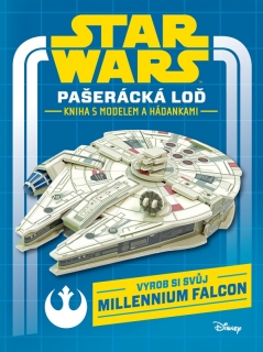 STAR WARS-PAŠERÁCKÁ LOĎ-KNIHA S MODELEM A HÁDANKAMI