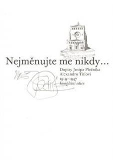 NEJMĚNUJTE ME NIKDY...  KORESPONDENCE PLEČNIK-KAPLAN A.TITL