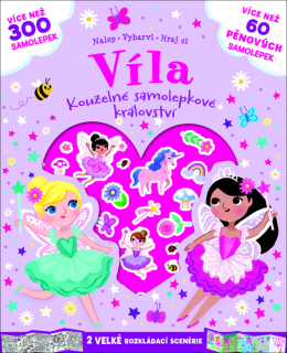 VÍLA - KOUZELNÉ SAMOLEPKOVÉ KRÁLOVSTVÍ