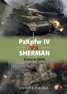 PZKPFW IV VS SHERMAN     FRANCIE 1944