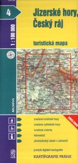 TM 4 JIZERSKÉ HORY ČESKÝ RÁJ    1:100000