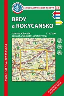 KČT 34 BRDY A ROKYCANSKO  1:50 000
