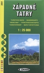 ZÁPADNÉ TATRY DUK.2501     DUKÁT1:25T TURISTICKÁ A CYKLO