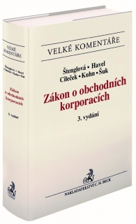 ZÁKON O OBCHODNÍCH KORPORACÍCH ED. VELKÉ KOMENTÁŘE