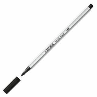 FIXA STABILO PEN 68 BRUSH ČERNÁ