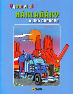 VYBARVI SI - NÁKLAĎÁKY (MODRÉ)
