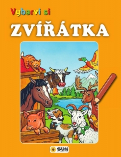 VYBARVI SI - ZVÍŘÁTKA (ORANŽOVÉ)
