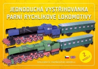 PARNÍ RYCHLÍKOVÉ LOKOMOTIVY - JEDNODUCHÁ