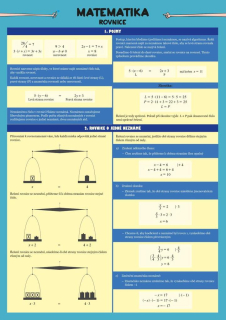 MATEMATIKA - ROVNICE