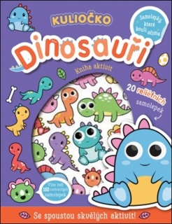 KULIOČKO DINOSAUŘI 20 RELIÉFNÍCH SAMOLEP